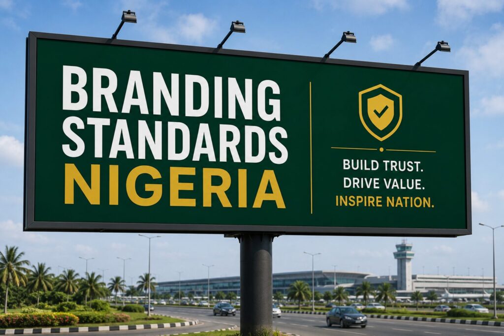 Dinet Comms, The Branding Standards Nigeria, along Airport Road