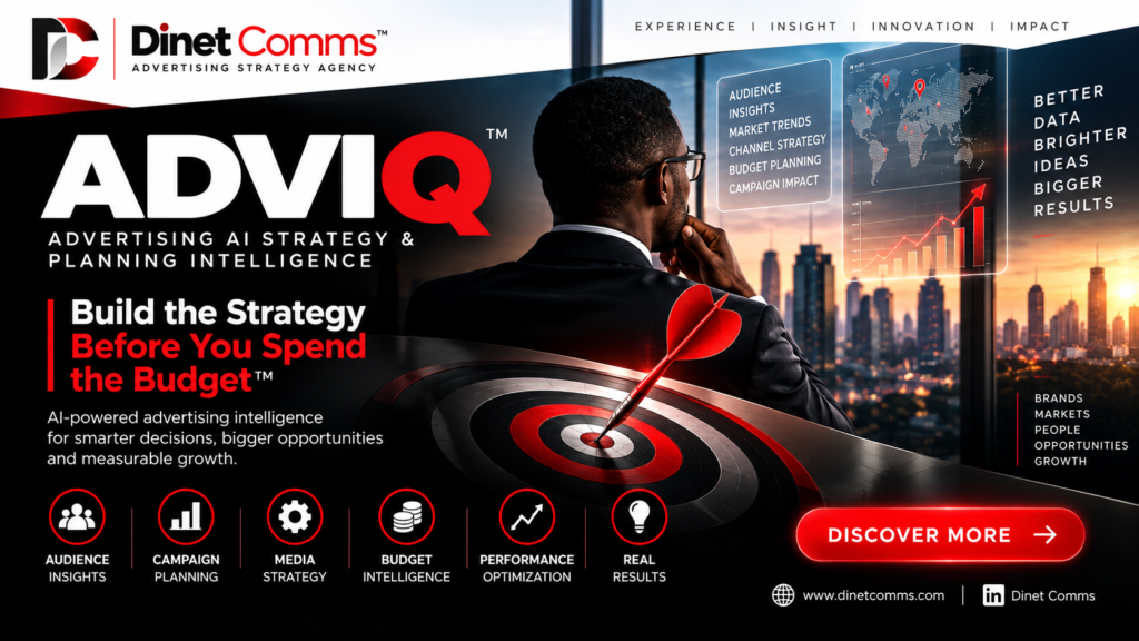 Dinet Comms ADVIQ Advertising AI Strategy & Planning Intelligence